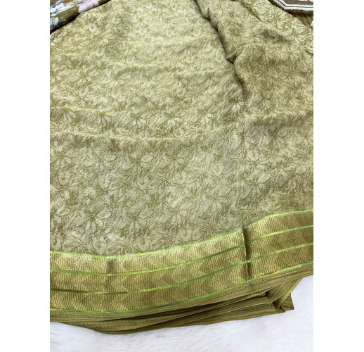  GEORGETTE WITH FANCY BORDER 1248