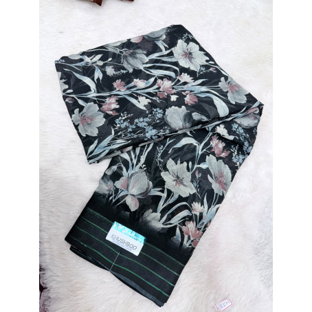 GEORGETTE WITH FANCY BORDER 1253