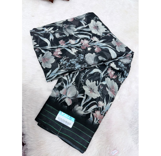 GEORGETTE WITH FANCY BORDER 1253