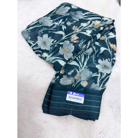 GEORGETTE WITH FANCY BORDER 1255