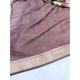GEORGETTE WITH FANCY BORDER 1265