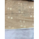 Gold Leafy Floral Tissue Linen Saree