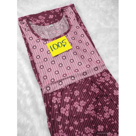 Premium pure cotton XXL top Model nighty oliva boutique 1005