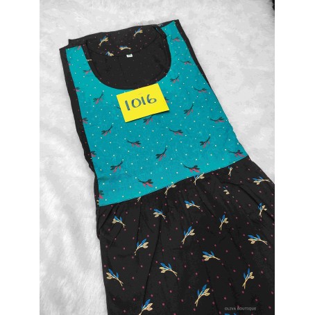 Premium pure cotton XXL top Model nighty oliva boutique 1016