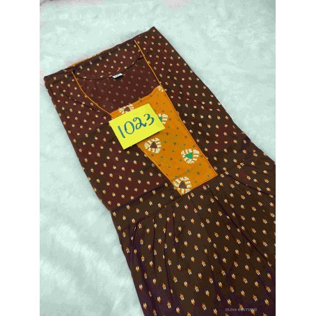 Premium pure cotton XXL top Model nighty oliva boutique 1023