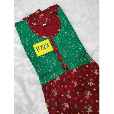 Premium pure cotton XXL top Model nighty oliva boutique 1028