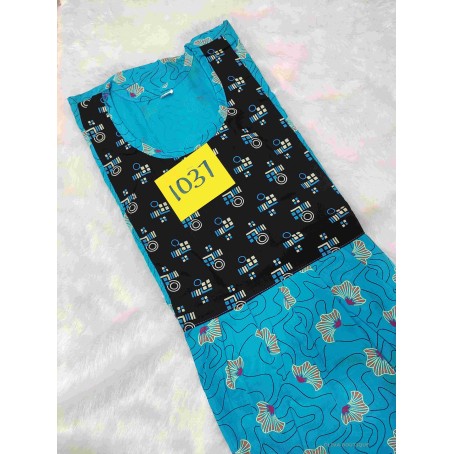 Premium pure cotton XXL top Model nighty oliva boutique 1037