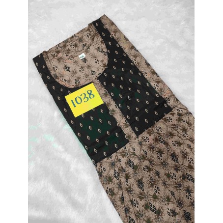 Premium pure cotton XXL top Model nighty oliva boutique 1038