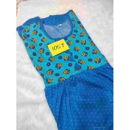 Premium pure cotton XXL top Model nighty oliva boutique 1057