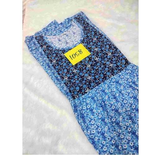 Premium pure cotton XXL top Model nighty oliva boutique 1058