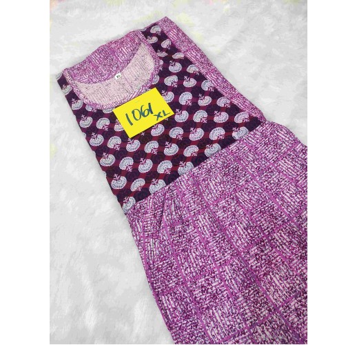 Premium pure cotton XL top Model nighty oliva boutique 1061