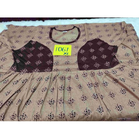 Premium pure cotton XL top Model nighty oliva boutique 1067
