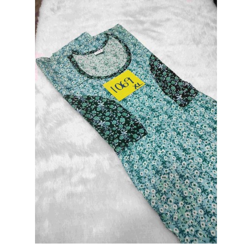 Premium pure cotton XL top Model nighty oliva boutique 1069