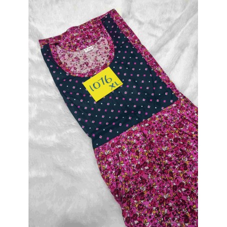 Premium pure cotton XL top Model nighty oliva boutique 1076