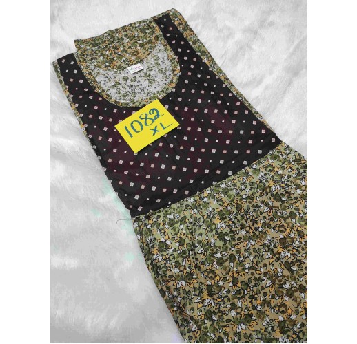 Premium pure cotton XL top Model nighty oliva boutique 1082