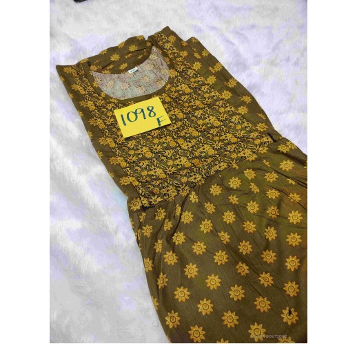 Premium pure cotton XXL top Model Feeding nighty oliva boutique 1098