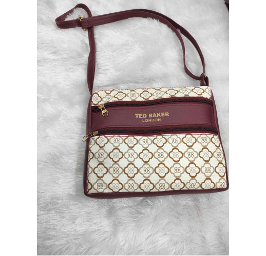 Designer Women’s Shoulder Bag with Zip Closure