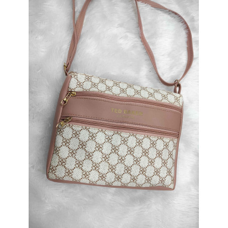 Luxury Compact Handbag with Adjustable Strap